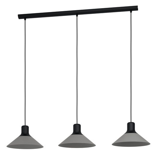 [99512] Luminaria decorativa colgante para 3 lamparas base E27