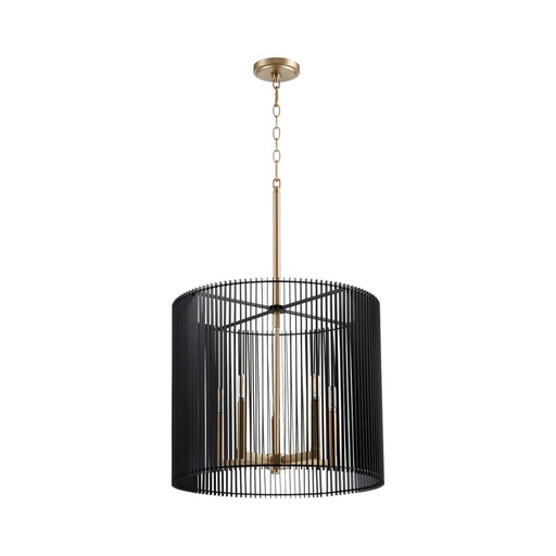 [819-5-80] Luminaria decorativa para 5 lamparas base E12