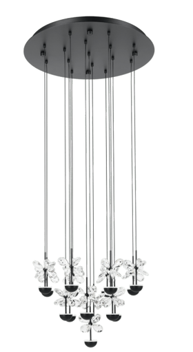 [390306m] Luminaria decorativa colgante de LED integrado 27W, 3000K, 3600lm